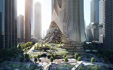 Tòa tháp đôi chọc trời với mô hình ruộng bậc thang liên kết | Zaha Hadid Architects